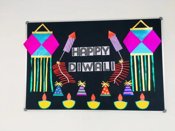 10 Diwali School Board Decoration Ideas