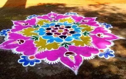  GROUP Rangoli Powder  (Multicolor) for Diwali Rangoli Design